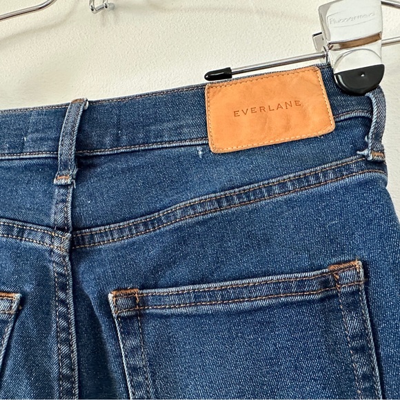 Everlane High Rise Slim Straight Ankle Button Fly Jeans - Picture 8 of 11
